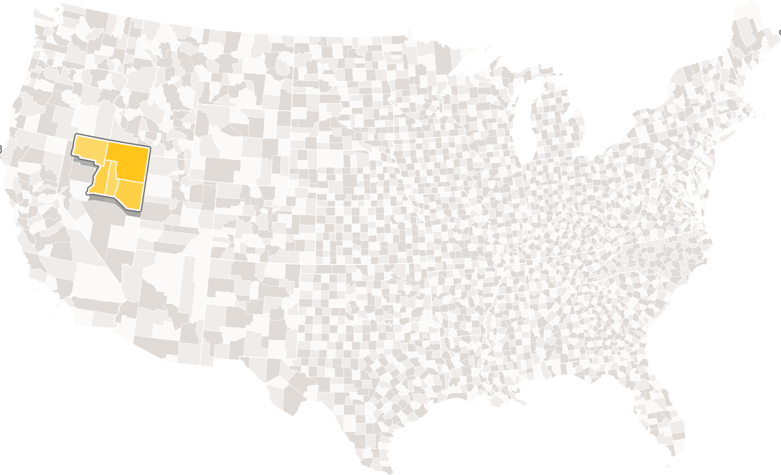 Northeastern Nevada - Map