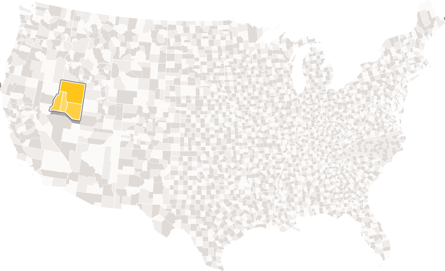 Northeastern Nevada - Map